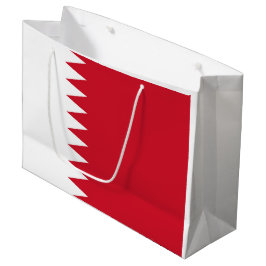Sacola Para Presentes Grande Bandeira do Bahrein