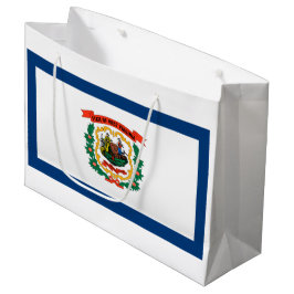 Sacola Para Presentes Grande Bandeira do Estado da Virgínia Ocidental