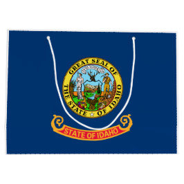 Sacola Para Presentes Grande Bandeira do Estado de Idaho