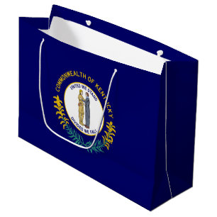 Sacola Para Presentes Grande Bandeira do estado de Kentucky