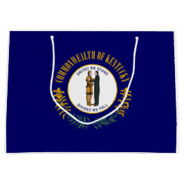 Sacola Para Presentes Grande Bandeira do Estado do Kentucky