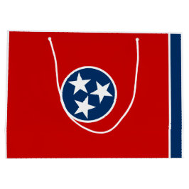 Sacola Para Presentes Grande Bandeira do Estado do Tennessee