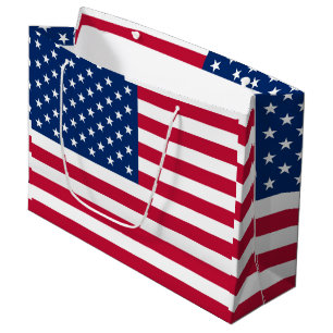Sacola Para Presentes Grande Bandeira do exército americano EUA de América
