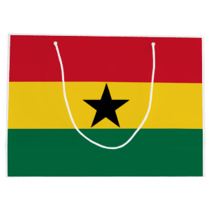 Sacola Para Presentes Grande Bandeira do Gana