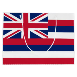 Sacola Para Presentes Grande Bandeira do Havaí (Estado dos EUA)