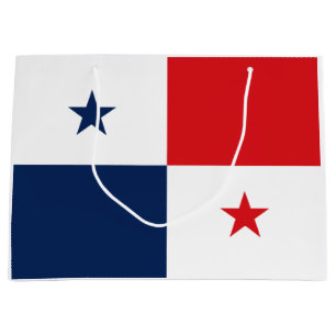 Sacola Para Presentes Grande Bandeira do Panamá