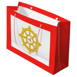Sacola Para Presentes Grande Bandeira do Reino de Siquim
