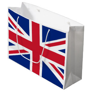 Sacola Para Presentes Grande Bandeira do Reino Unido