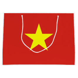 Sacola Para Presentes Grande Bandeira do Vietname