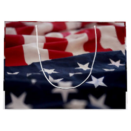 SACOLA PARA PRESENTES GRANDE BANDEIRA DOS EUA