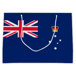 Sacola Para Presentes Grande Bandeira Estadual de Victoria (Austrália)