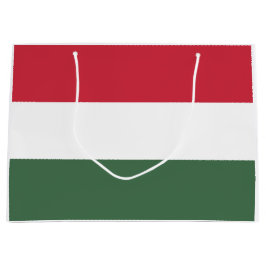 Sacola Para Presentes Grande Bandeira Húngara