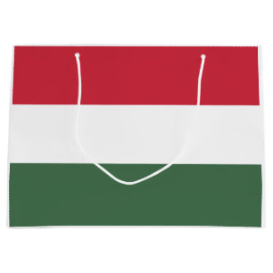 Sacola Para Presentes Grande Bandeira Húngara