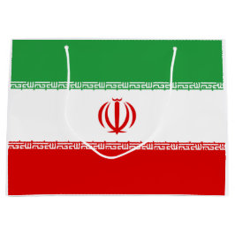 Sacola Para Presentes Grande Bandeira Iraniana (Irã) (Persa)