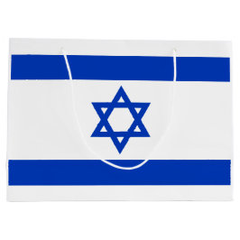 Sacola Para Presentes Grande Bandeira Israelense (Israel)