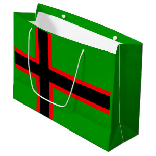 Sacola Para Presentes Grande Bandeira Nacional da Carélia