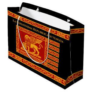Sacola Para Presentes Grande Bandeira Veneziana Large Gift Bag
