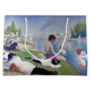 Sacola Para Presentes Grande Banhistas em Asnieres, Seurat