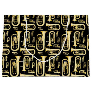 Sacola Para Presentes Grande Baritone Musical Banda Professora Grande Saco do P