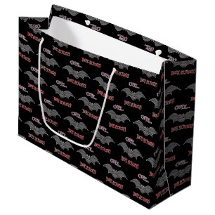 Sacola Para Presentes Grande Bat Bonito mas Assustador