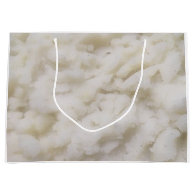 Sacola Para Presentes Grande Batatas amassadas (Frente)