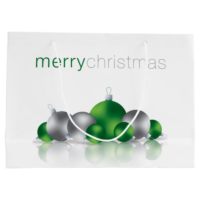 Sacola Para Presentes Grande Bateria de Natal (Verso)