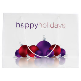 Sacola Para Presentes Grande Bateria de Natal