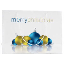 Sacola Para Presentes Grande Bateria de Natal