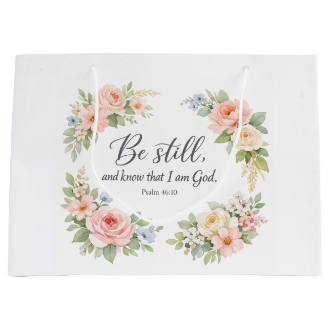 Sacola Para Presentes Grande Be still bag (Frente)