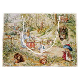 Sacola Para Presentes Grande Beatrix Potter Cute Peter e Amigos