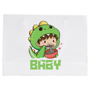 Sacola Para Presentes Grande bebê godzilla