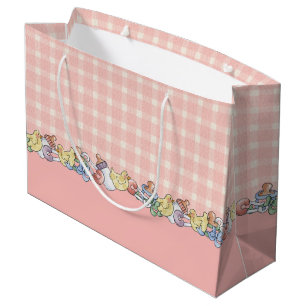 Sacola Para Presentes Grande Bebê Menina