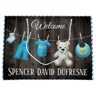Sacola Para Presentes Grande Bebé novo personalizado