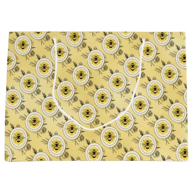 Sacola Para Presentes Grande Bee (Frente)