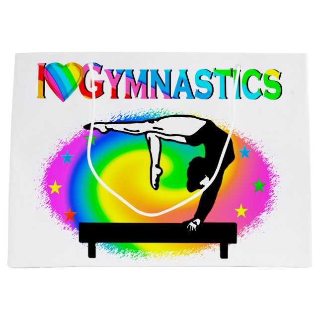 SACOLA PARA PRESENTES GRANDE BELA FEIRA DE EQUILÍBRIO (Frente)