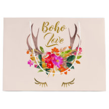 Belas Pestanas com Pontas de Rena Boho Love Floral