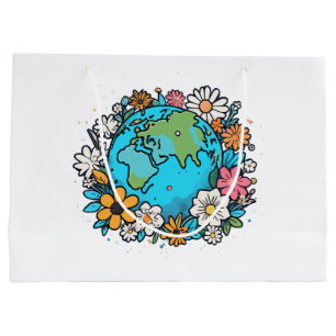 Sacola Para Presentes Grande Beleza da Terra