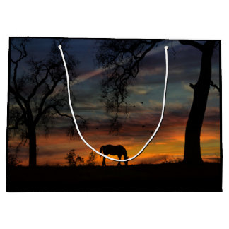 Sacola Para Presentes Grande Belo Saco de Presente de Cavalo