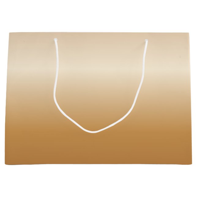 Sacola Para Presentes Grande Bels de cobre metálicas (Frente)