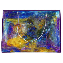 Sacola Para Presentes Grande Besta Azul em Execução