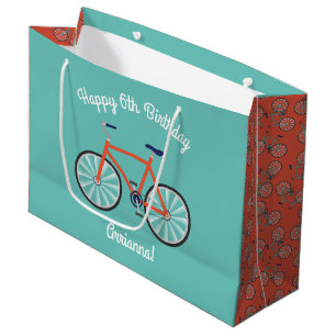 Sacola Para Presentes Grande Bicicletas Bicicletas Bonitas Festas de aniversár