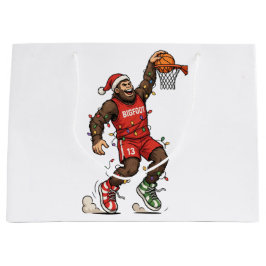 Sacola Para Presentes Grande Bigfoot Sasquatch Basquete Natal 2026 Feriado