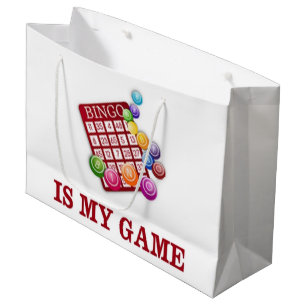 SACOLA PARA PRESENTES GRANDE BINGO É MEU JOGO