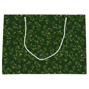 Sacola Para Presentes Grande BlackthOrn verde escuro