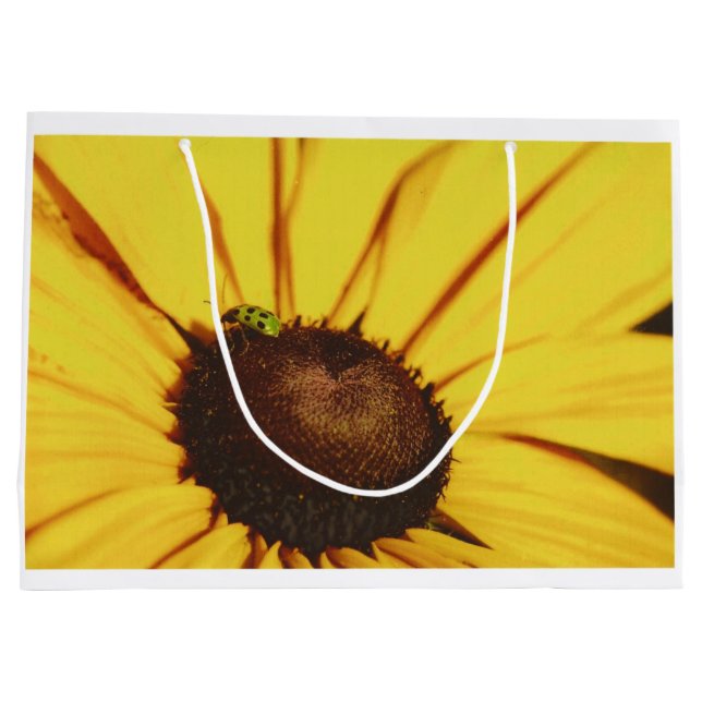 Sacola Para Presentes Grande Blue Ridge Black-Eyed Susan (Verso)