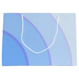 Sacola Para Presentes Grande Blue Swirls Gift Bag