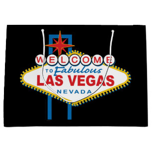 Sacola Para Presentes Grande Boa vinda a Las Vegas fabuloso