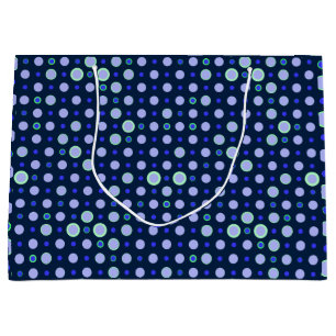 Sacola Para Presentes Grande Bolinhas 03.Blue.Green DBlue BG