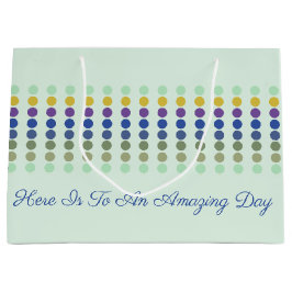 Sacola Para Presentes Grande Bolinhas projetada