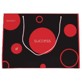 Sacola Para Presentes Grande Bolinhas Vermelhas Grande Saco de Presente